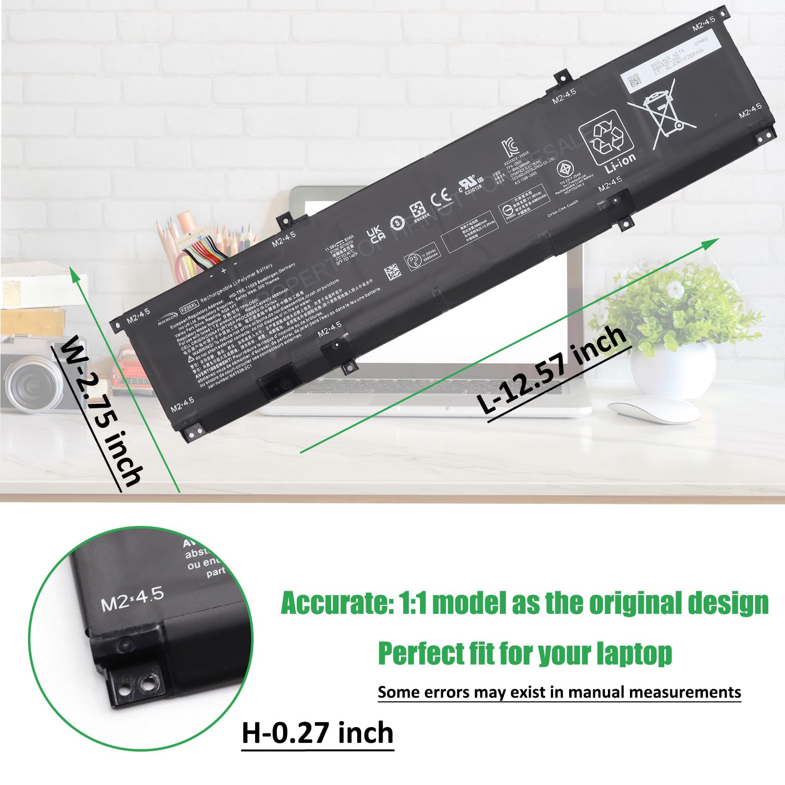 Amazon.com: RHKRKQN FZ06XL Laptop Battery Replacement for Hp