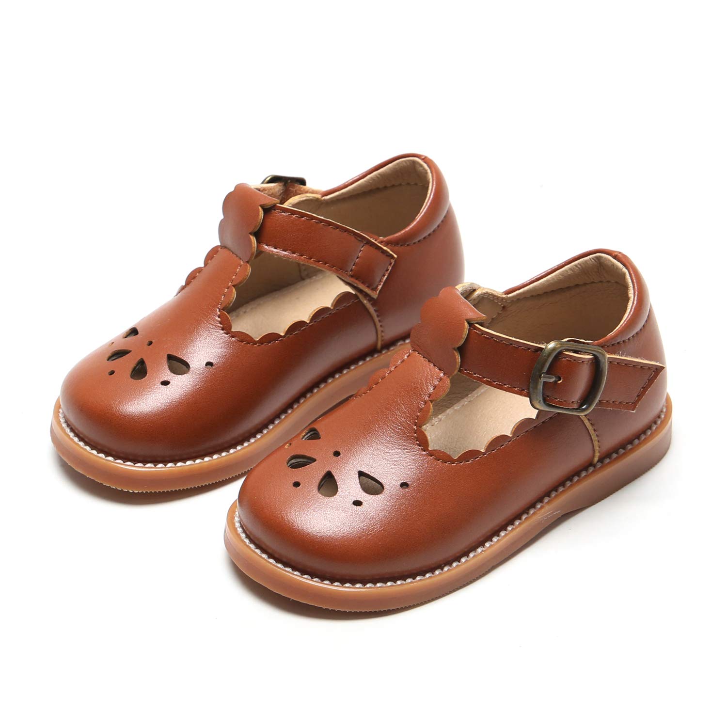 ESTINE Toddler Kids School Uniform Oxford-Little Girls Dress Party Shoes