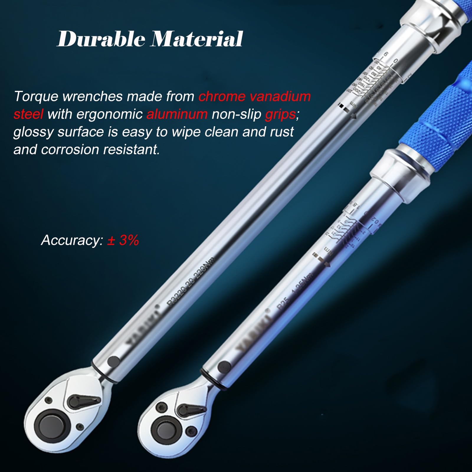 Chiave dinamometrica Chiave dinamometrica regolabile Precisione ±3%, chiave a ingranaggi da 1/4" con impugnatura ergonomica antiscivolo, set di chiavi dinamometriche per progetti meccanici/ingegneria