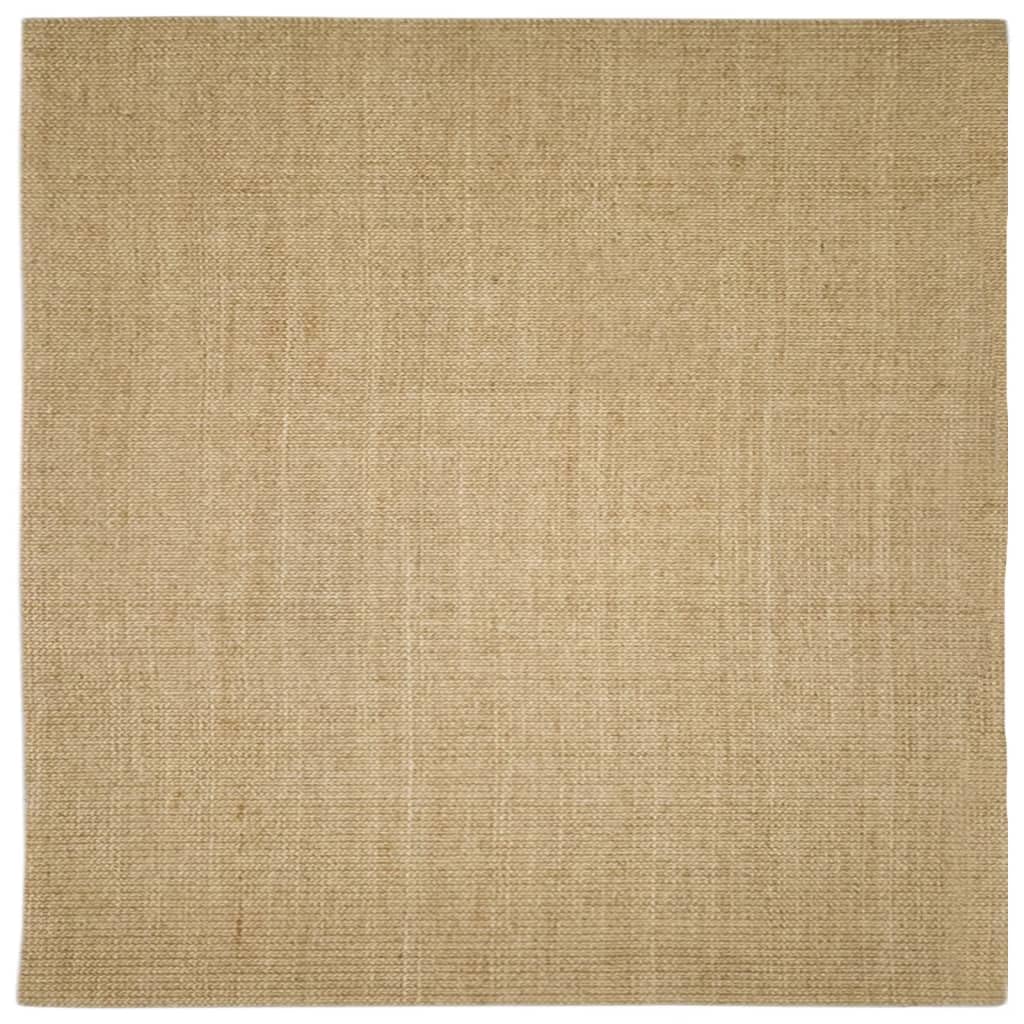 Tappeto tiragraffi in sisal, 100 x 100 cm, robusto tappetino tiragraffi per gatti, base antiscivolo per mobili tiragraffi