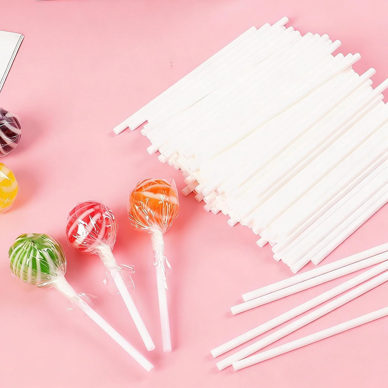 Cake Pop Sticks,Lollipop Sticks, Candy Treat Sticks,Candy Making Supplies