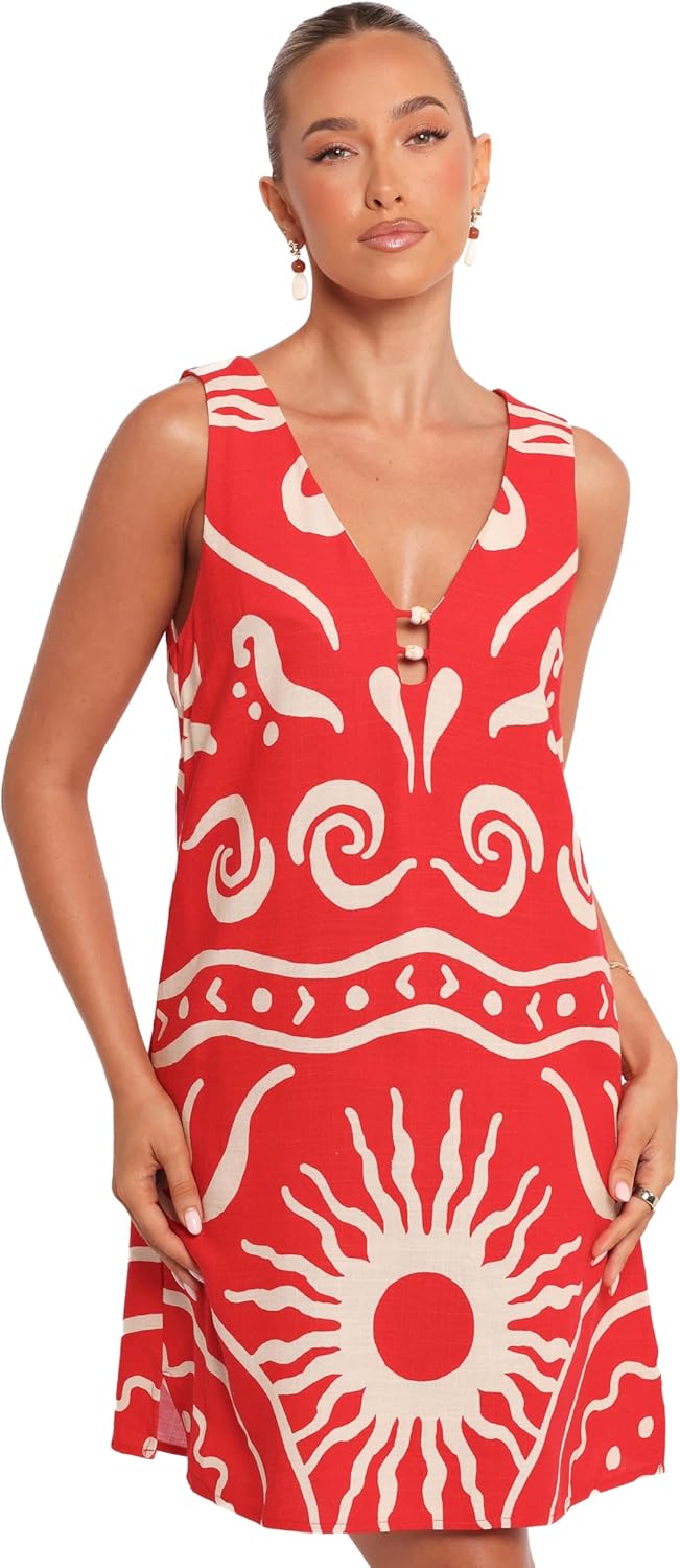 Petal & Pup Giulia Mini Dress - Sunburst XS