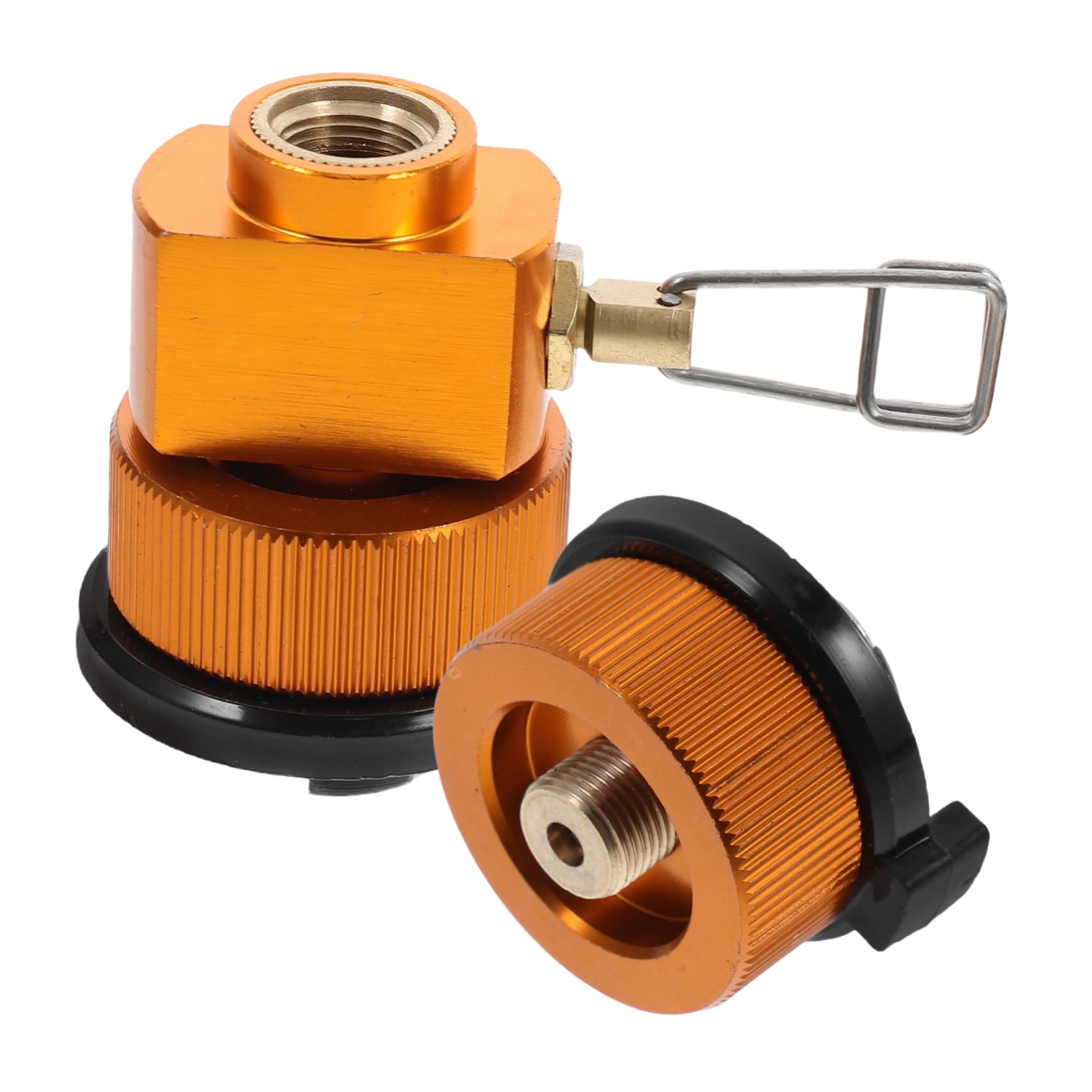 Yardwe Propane Stove Adapter Gas Refill Canister Converter Camping Gas Burner Valve Lightweight Sturdy Outdoor Cooking Accessory