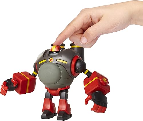 Miniatura 5 de Mega Man Fully Charged  Figura de acción articulada de Guts Man Deluxe con vientre expansivo y accesorio de hombre de tripa (para cambiar a la