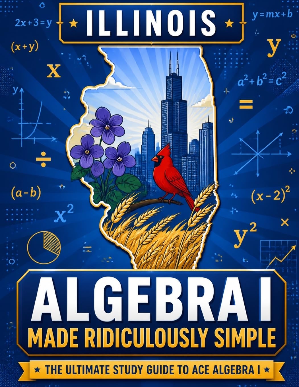 Illinois Algebra I Made Ridiculously Simple: Comprehensive Practice, Challenging Exercises, and Strategic Guidance for Complete Test-Day Confidence