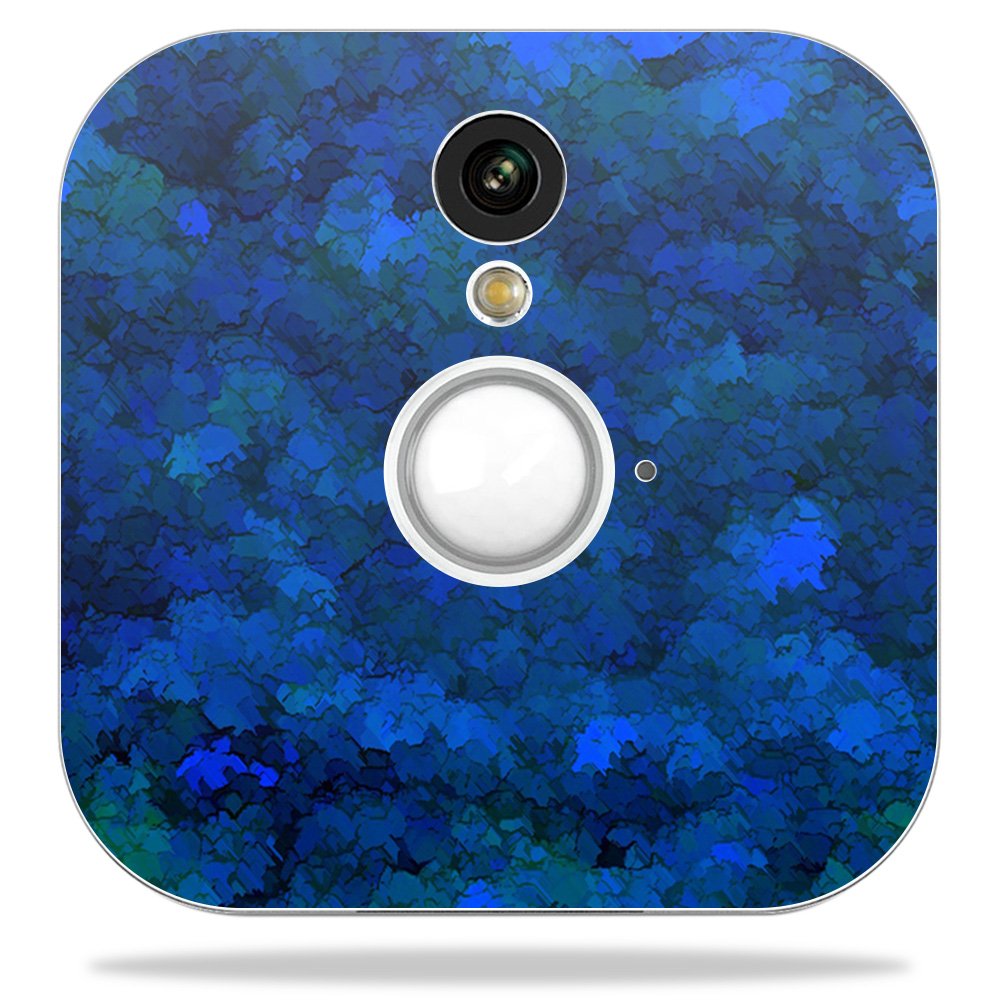 MightySkins Skin Compatible with Blink Home Security Camera - Blue Ice | Protective, Durable, and Unique Vinyl Decal wrap Cover | Easy to Apply, Remove, and Change Styles | Made in The USA
