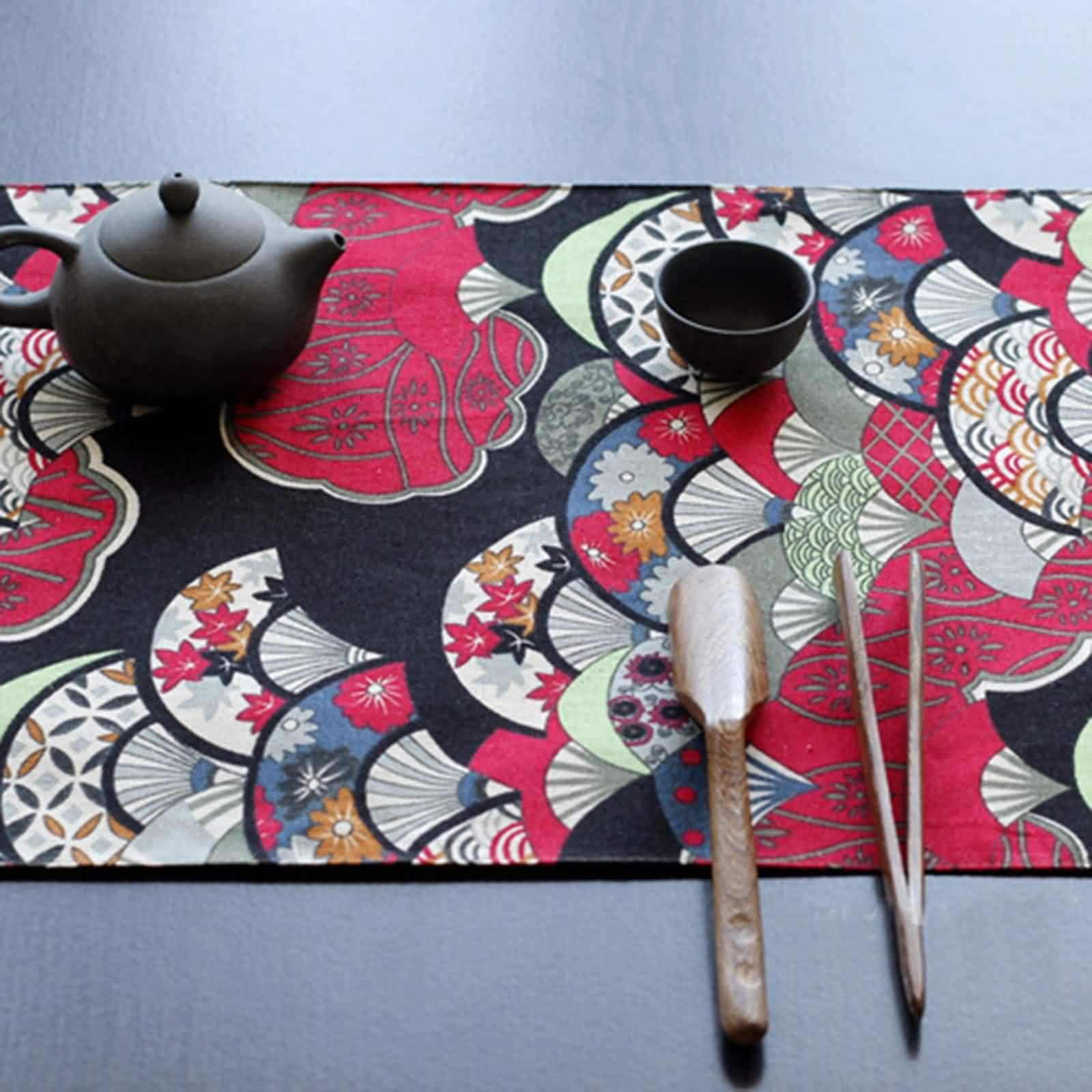 Runner da cucina, 80 runner da tavolo, rosso, 30 cm, in cotone, lino, decorazione per sala da pranzo, casa, matrimoni, vacanze