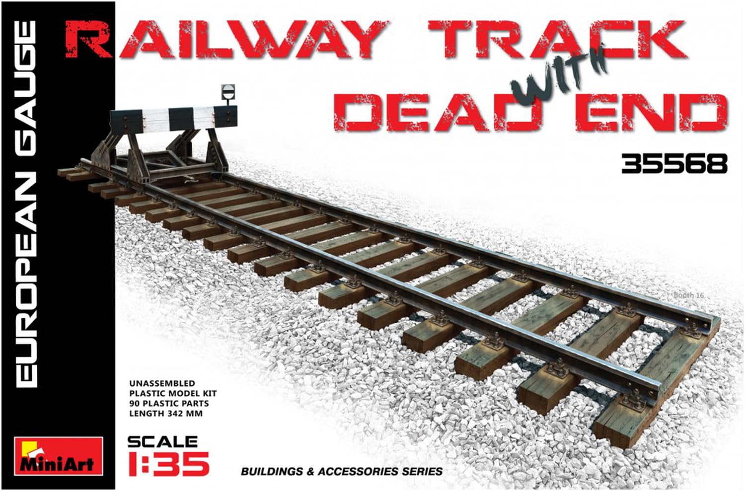 MiniArt MIN35568 35568 - Modellbau Zubehör Railway Track und Dead End European Gauge