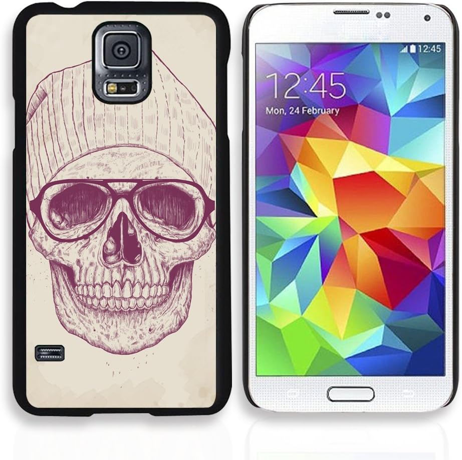 PEP Skull Men Hearing Funny Hat Phone Case Phone Cover for Samsung Galaxy S5