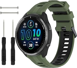 Replacement Band for Garmin Forerunner 945/935 Watch, Soft Silicone Strap for Garmin Forerunner 935 Running GPS Unit, Colorful Band for Garmin 965 Watch Women Men