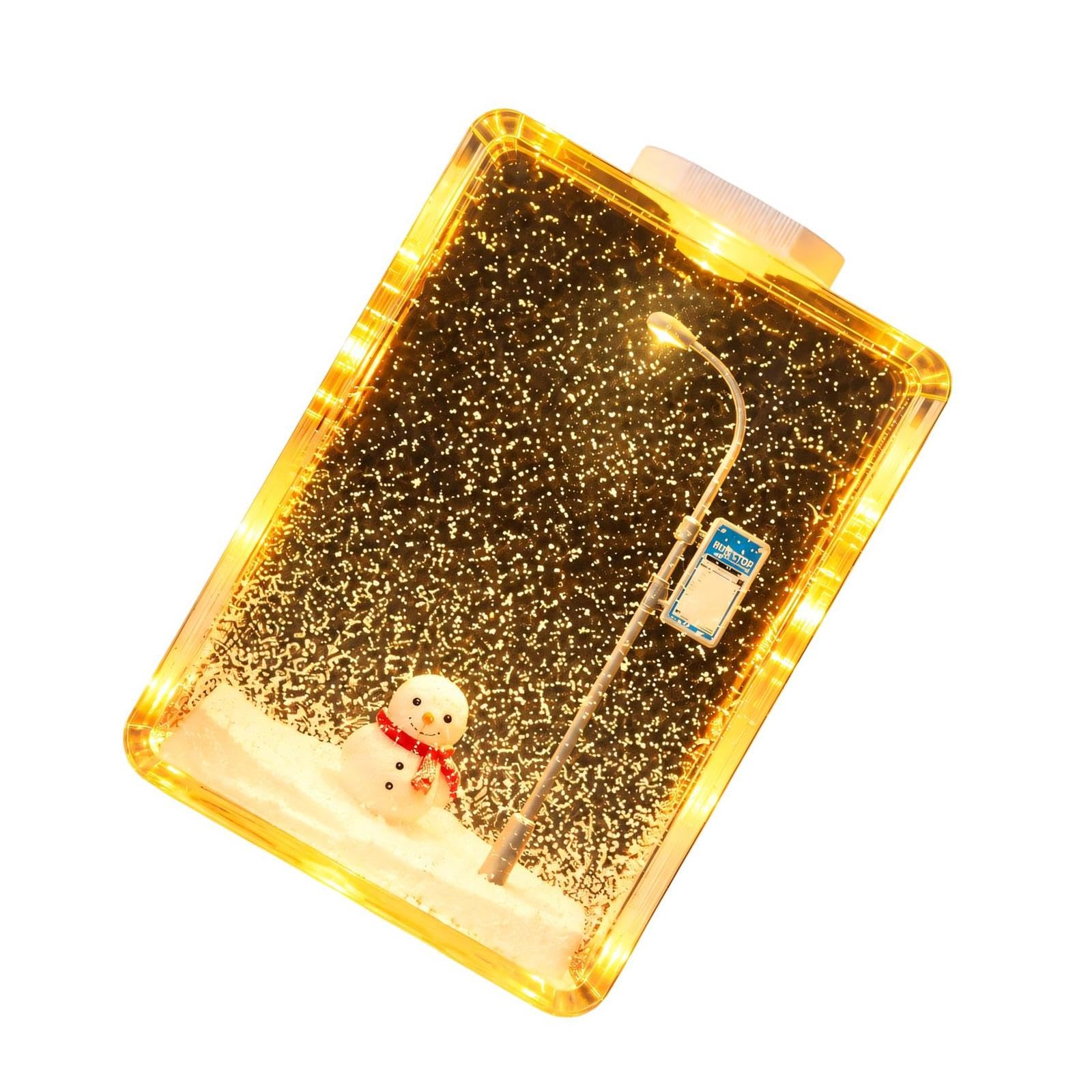 Generico Lampada da esposizione decorativa per interni con calda, A