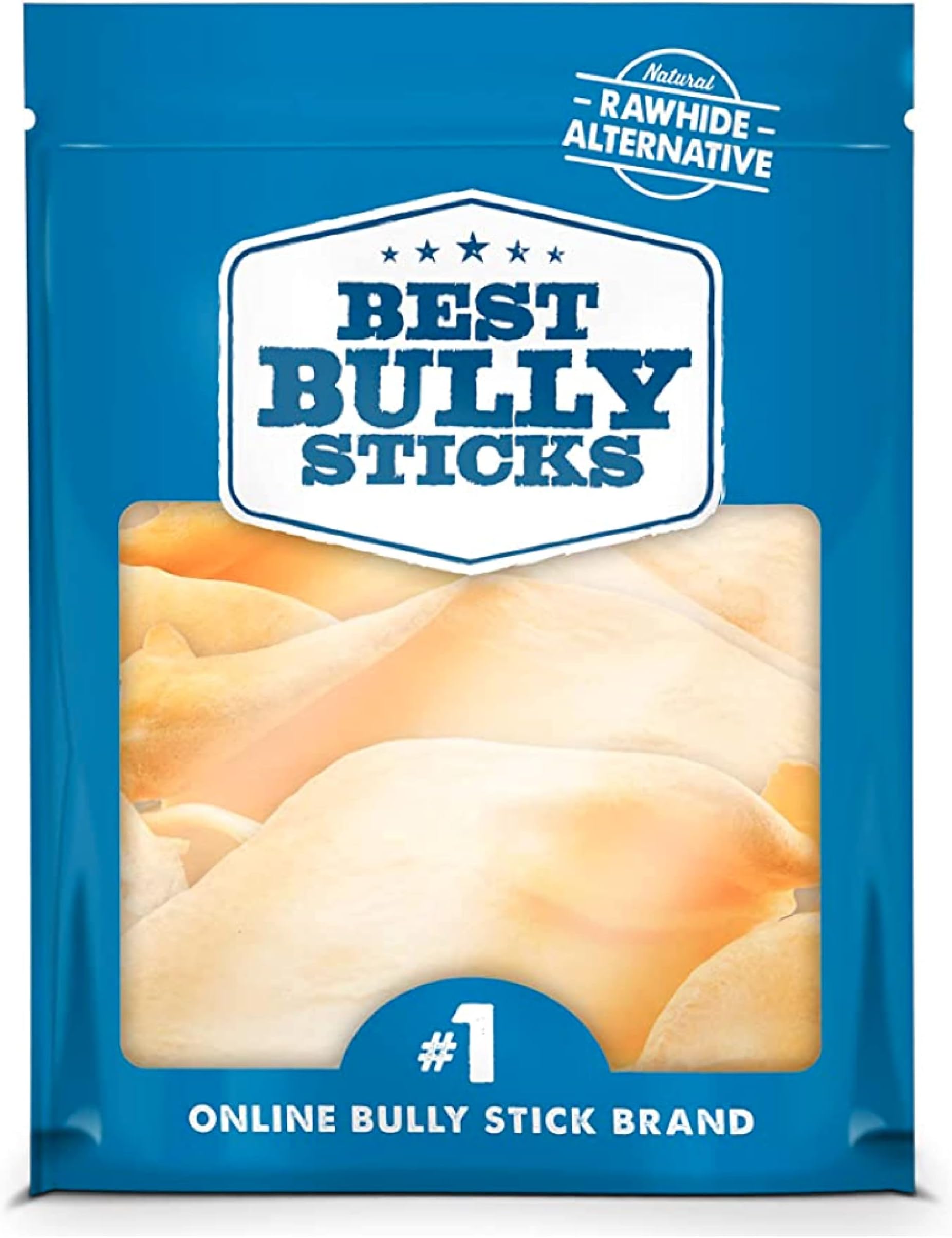 Best Bully Sticks Thick-Cut Cow Ears for Dogs - 12 Count (Pack of 1) - Natural, Free-Range Grass-Fed, Single Ingredient, High Protein, Easily Digestible, Great for Various Breeds