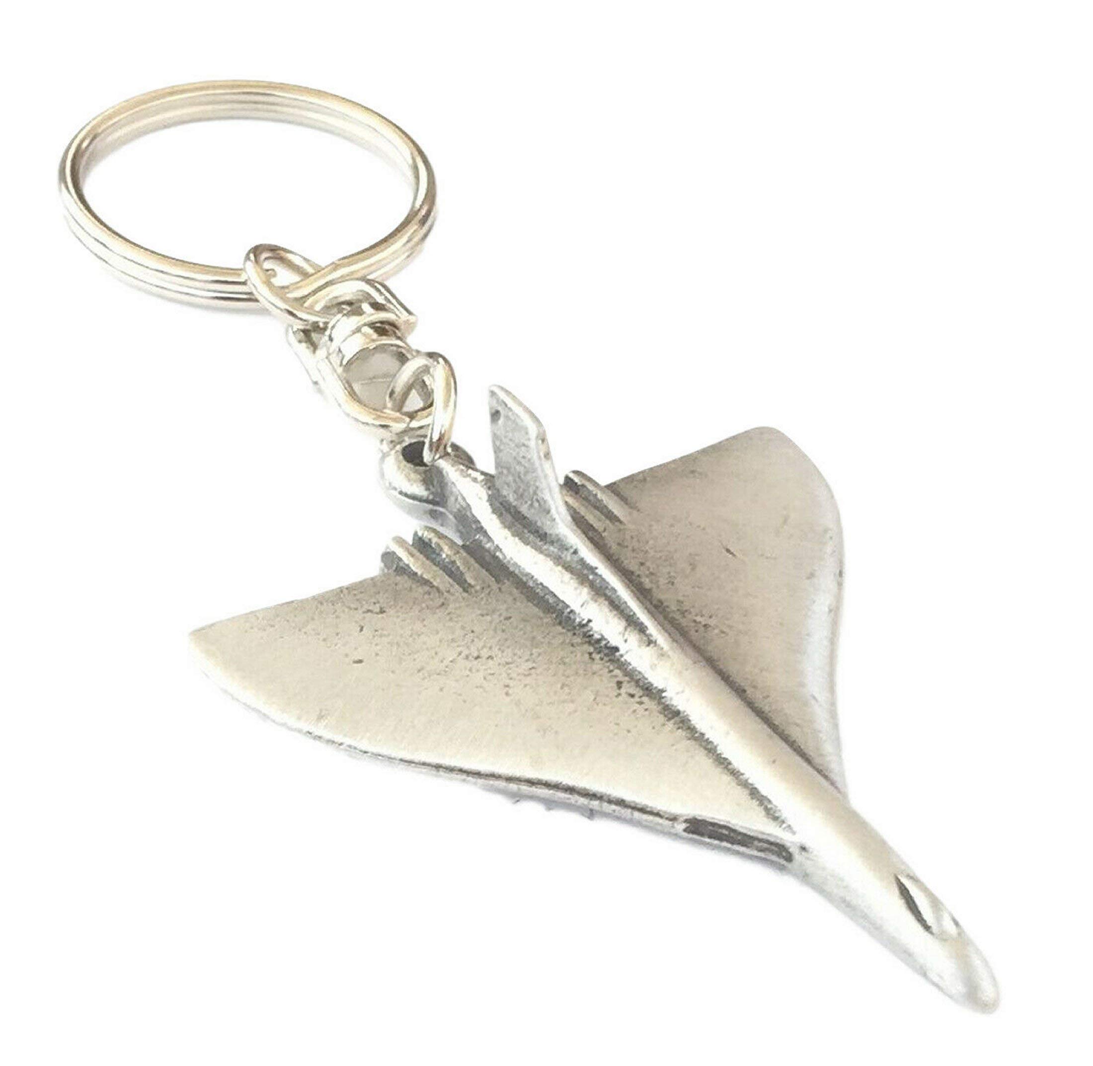 Emblems-gifts Vulcan Bomber Handmade Pewter Keyring + Badge + Organza Bag