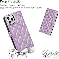 Vista 104 de Havaya Funda para iPhone 13 Pro Max y iPhone 12 Pro Max, cartera compatible con magsaf 2 en 1, desmontable magnética con tarjetero y ranura trasera