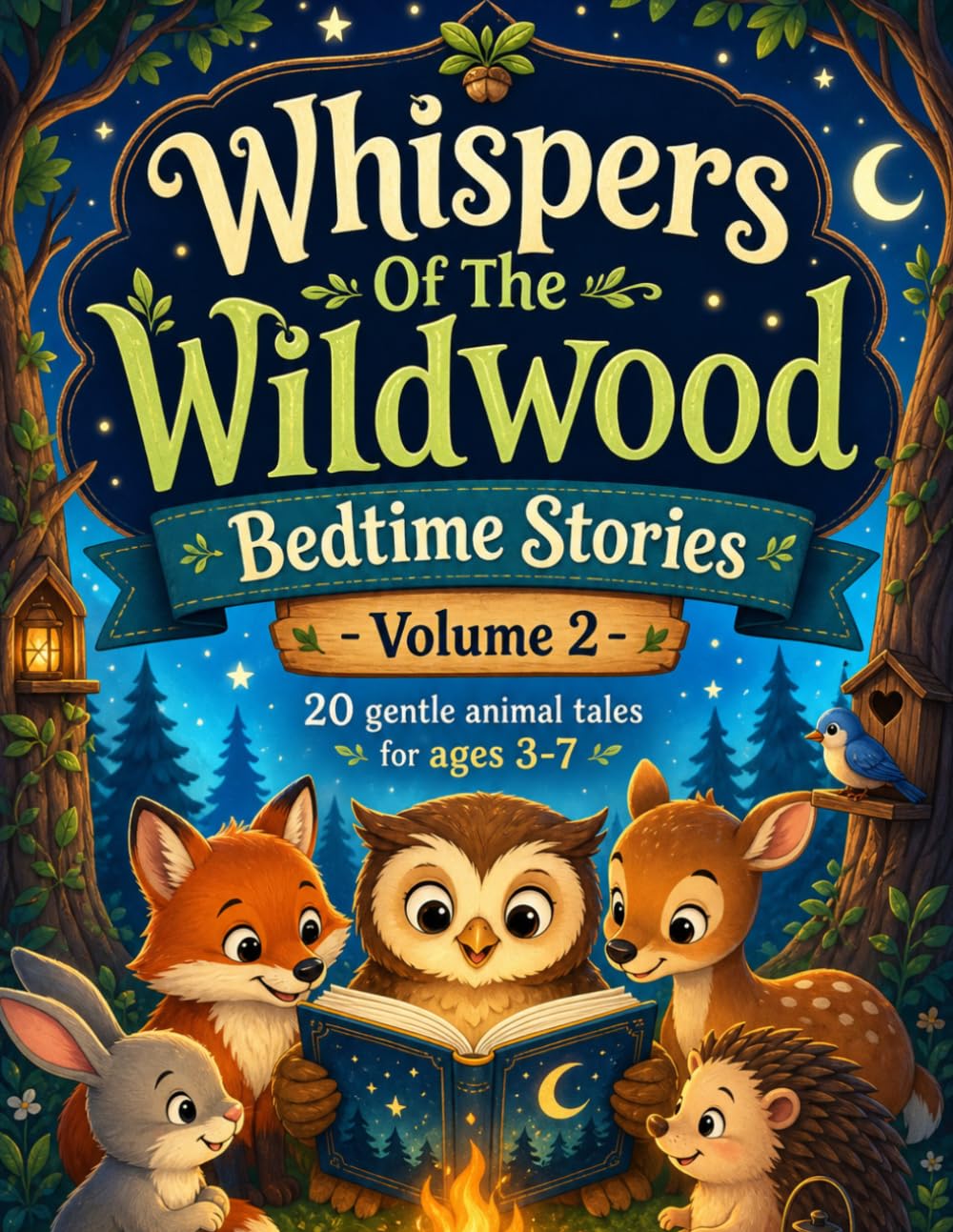 Whispers Of The Wildwood Bedtime Stories - Volume 2: 20 Gentle Animal Tales for ages 3-7