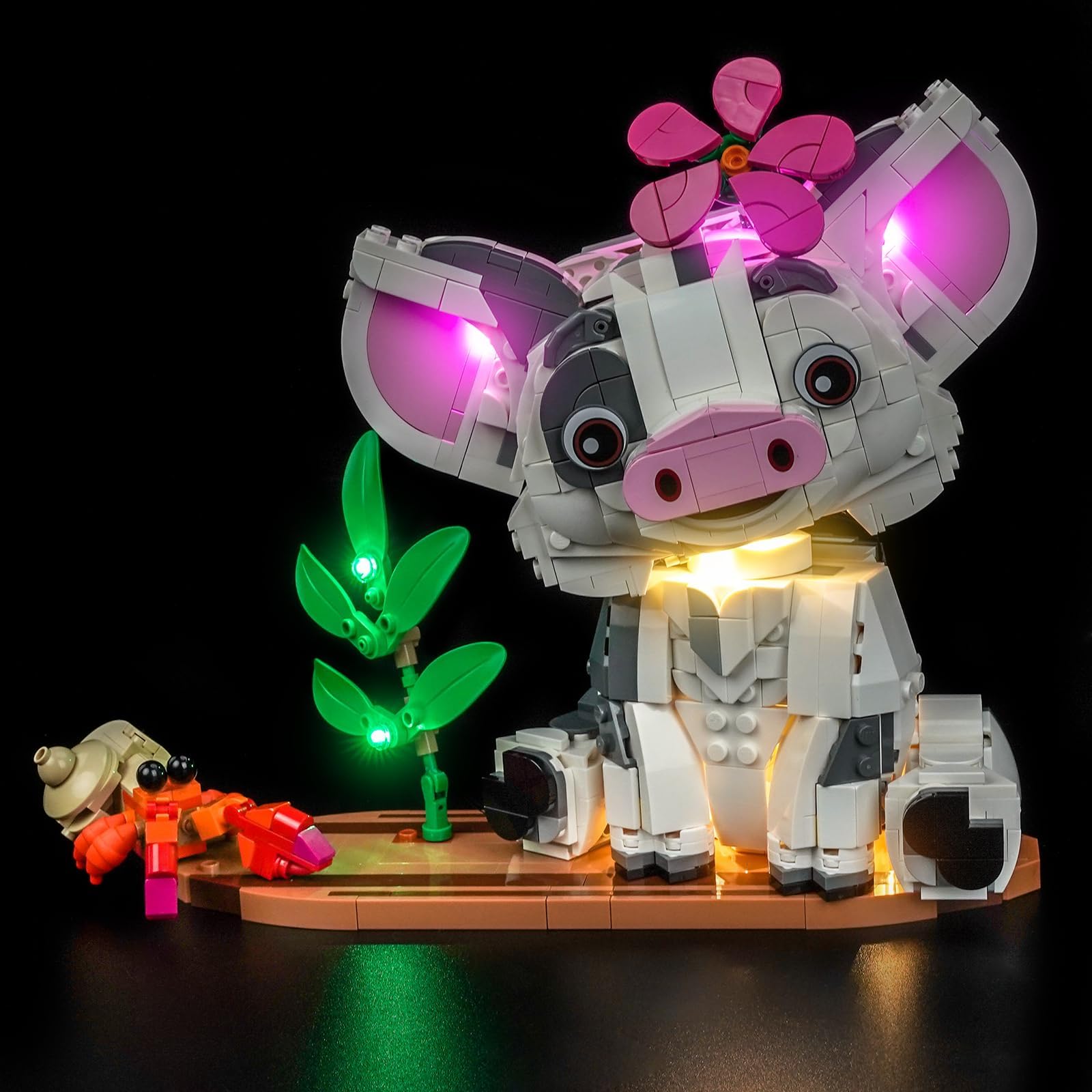 LocoLee LED Light Set Compatible with LEGO 43292 Moana Pua
