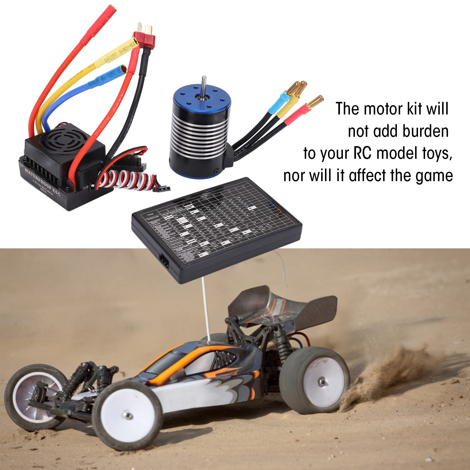 Motor Brushless 4300KV 900W para Modificaciones de Coche RC