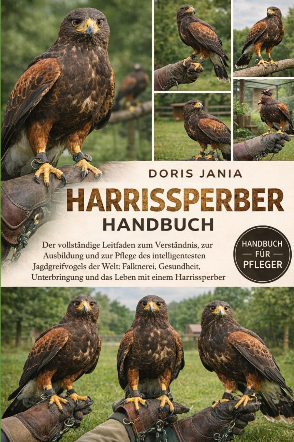 HARRISSPERBER-HANDBUCH: Der vollständige Leitfaden zum Verständnis, zur Ausbildung und zur Pflege des intelligentesten Jagdgreifvogels der Welt: ... und das Leben mit einem Harrissperber