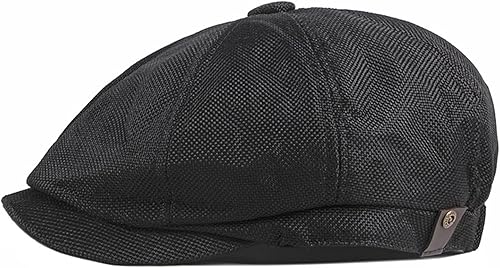 Gorra plana para hombre Newsboy Ivy Golf Cabbie Hat