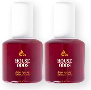 2 House Odds - Inspired by MFK Baccarat 540 - Compatible with Bath & Body Works Home Fragrance Wallflower Plug-in - Amber, Jasmine, Saffron & Cedar - 2 Count