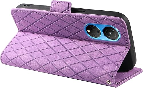 Miniatura 6 de Honor X7 & Honor Play 30 Plus Wallet Case, Premium PU Leather Magnetic Flip Case with Card Slots Kickstand, Luxury Protective Folio Cover Compatible