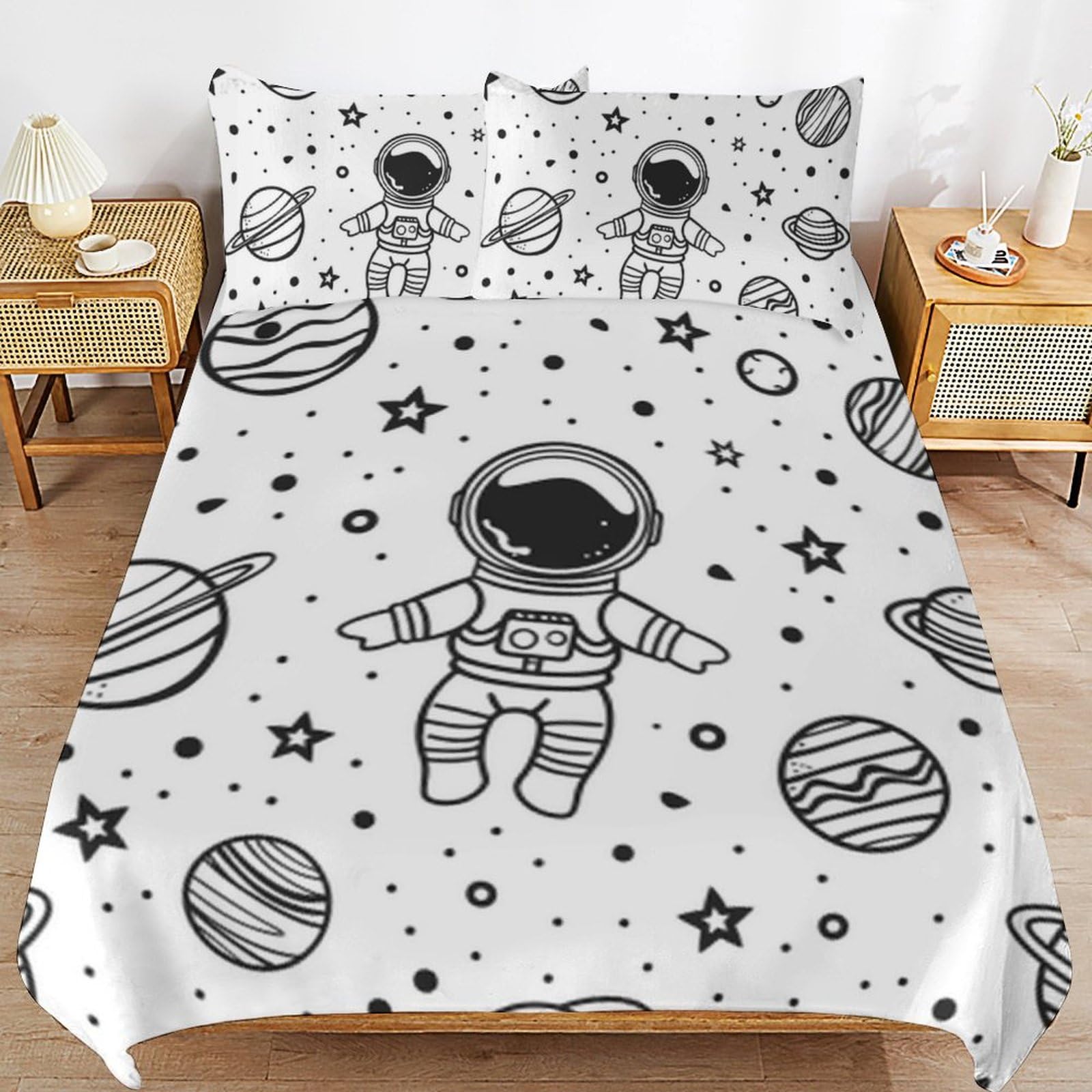 Ropa de cama aventura espacial infantil para motivar la imaginación