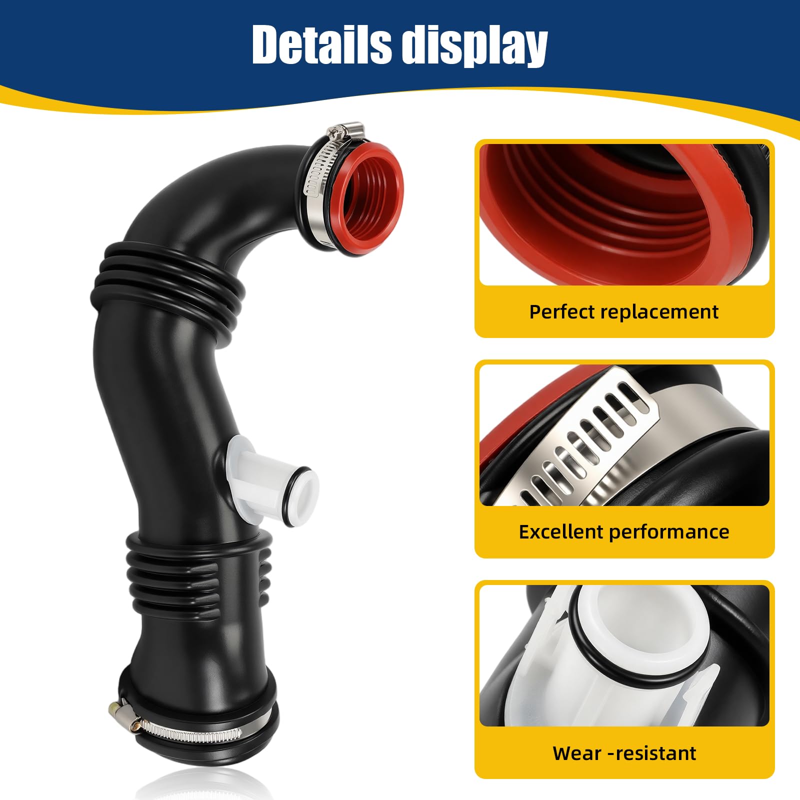Tubo turbo aria di sovralimentazione adatto per 1007 206 207 3008 307 308 407 C2 C3 C4 C5 Expert Partner 9687883680 per Berlingo Jumpy 1434E1 13717798147