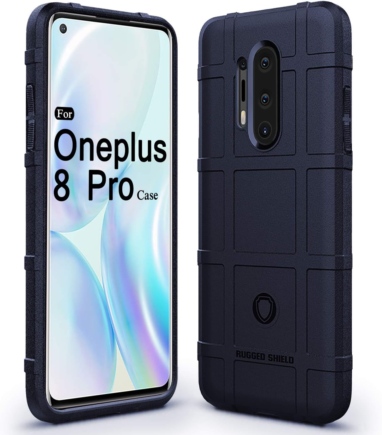 Sucnakp for Oneplus 8 Pro Case One Plus 8 Pro Case 1+8 Pro Case Heavy Duty Shock Absorption Phone Cases Impact Resistant Protective Cover for Oneplus 8 Pro（New Blue）