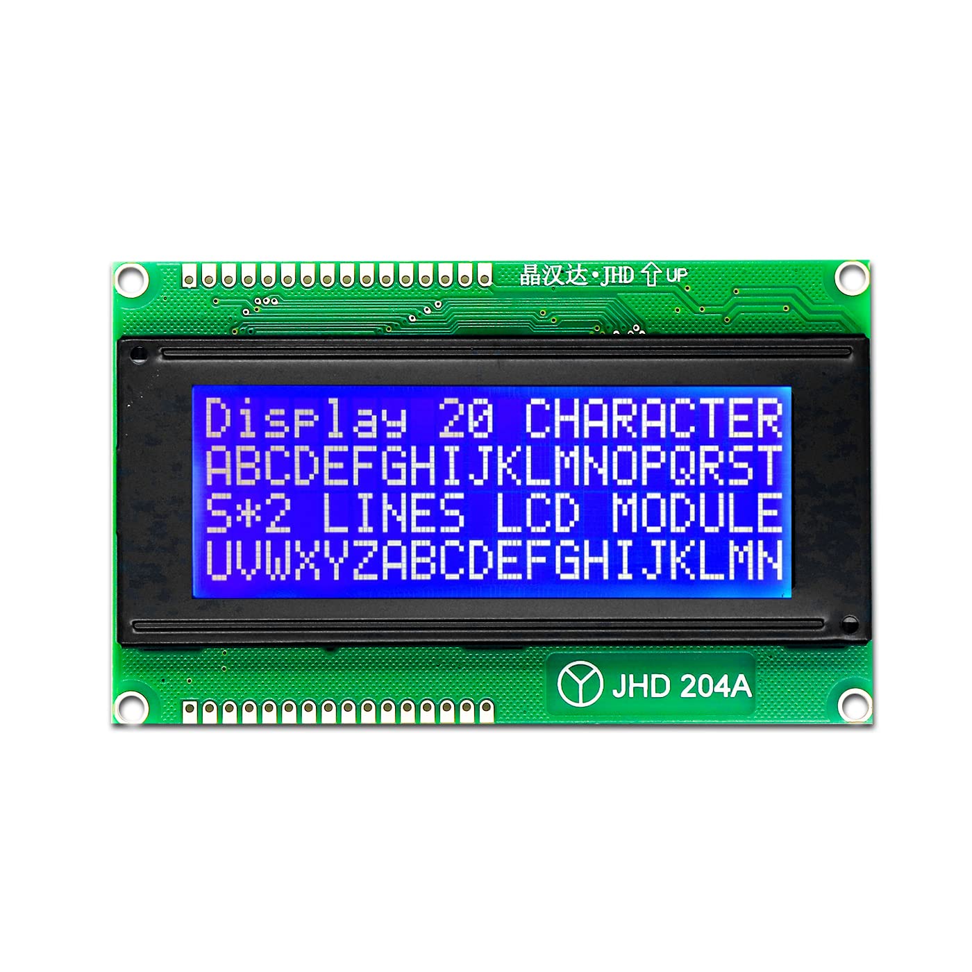 See full amazon price history chart for Electronic Spices 20 x 4 Blue/White color LCD display module (JHD204A) Electronic Spices 20 x 4 Blue/White color LCD display module (JHD204A) (B0BPLYM49X) Amazon Price History, Amazon Price Tracker