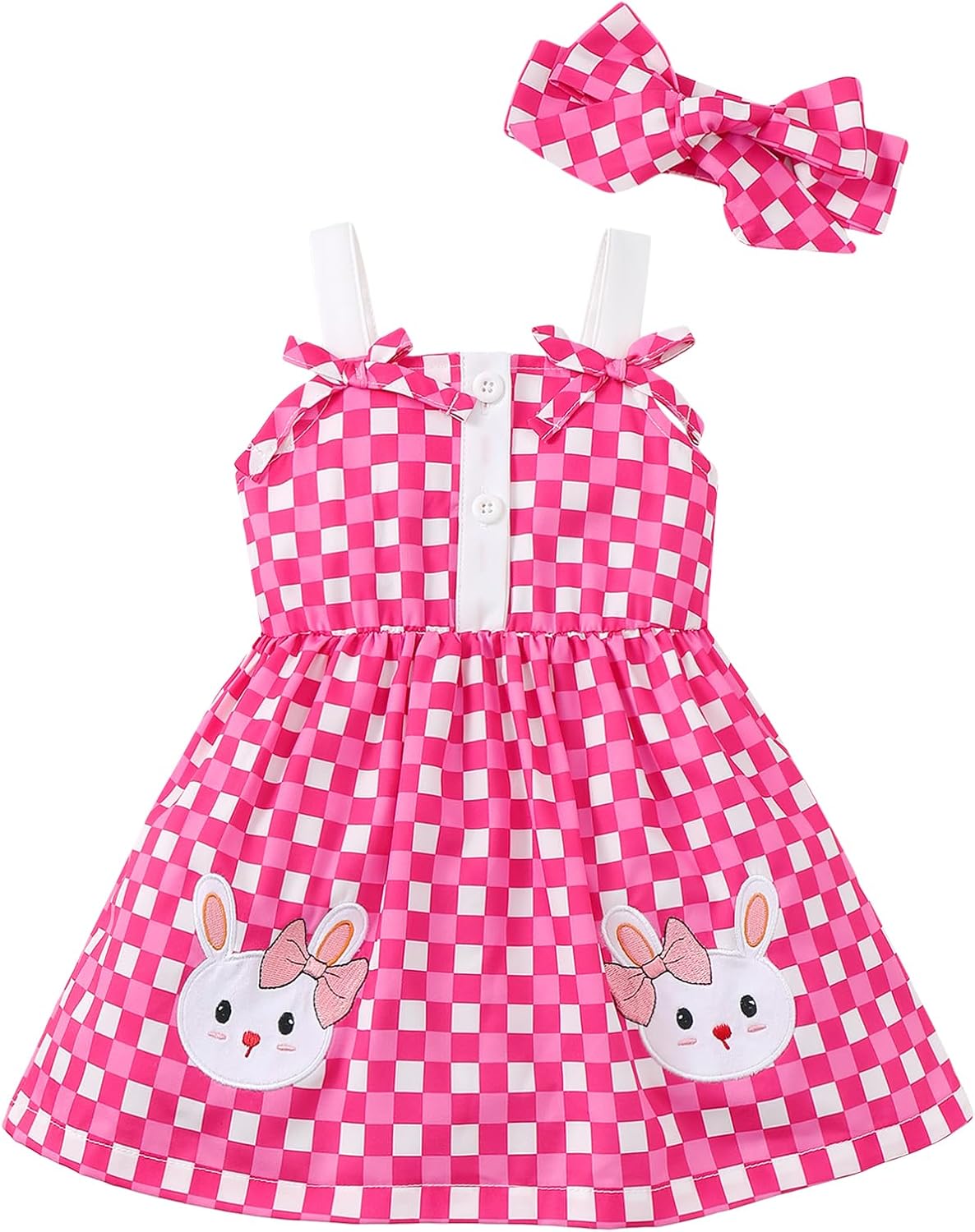 Kucnuzki Newborn Infant Baby Girl Dress Halter Sleeveless Dress Summer Casual Dresses Plaid Sundress Cute Kids Clothes