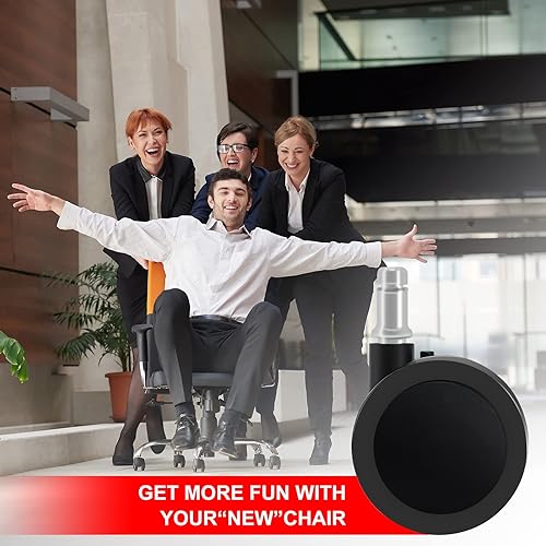 Miniatura 5 de Herman Miller - Ruedas de repuesto para silla Aeron de 2.36 pulgadas (juego de 5, color negro), resistente, tamaño universal, se adapta a la mayoría