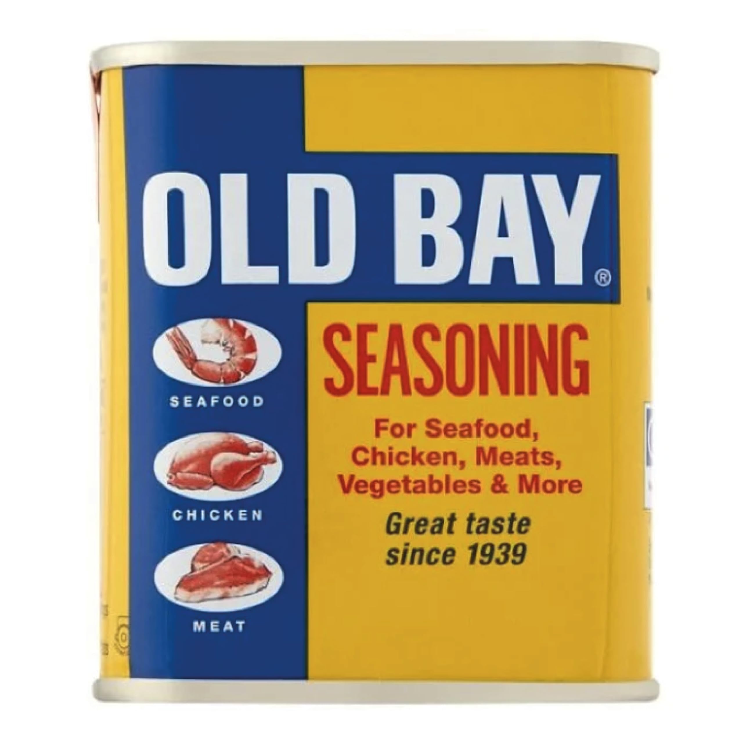 Old Bay Seasoning Original 75g Dose | Gewürzmischung für Fisch, Geflügel, Fleisch & Gemüse