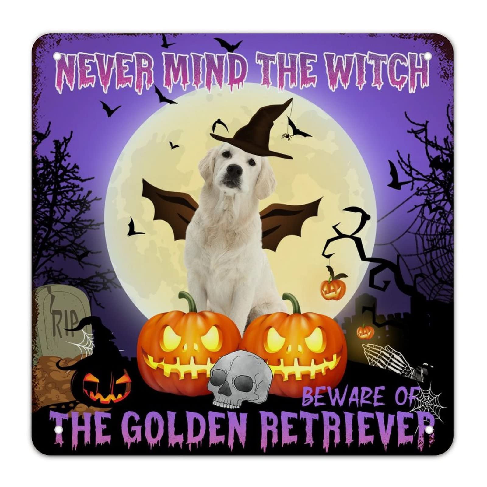 Panneau d'Halloween husky sibérien pour remplacer les décorations fragiles