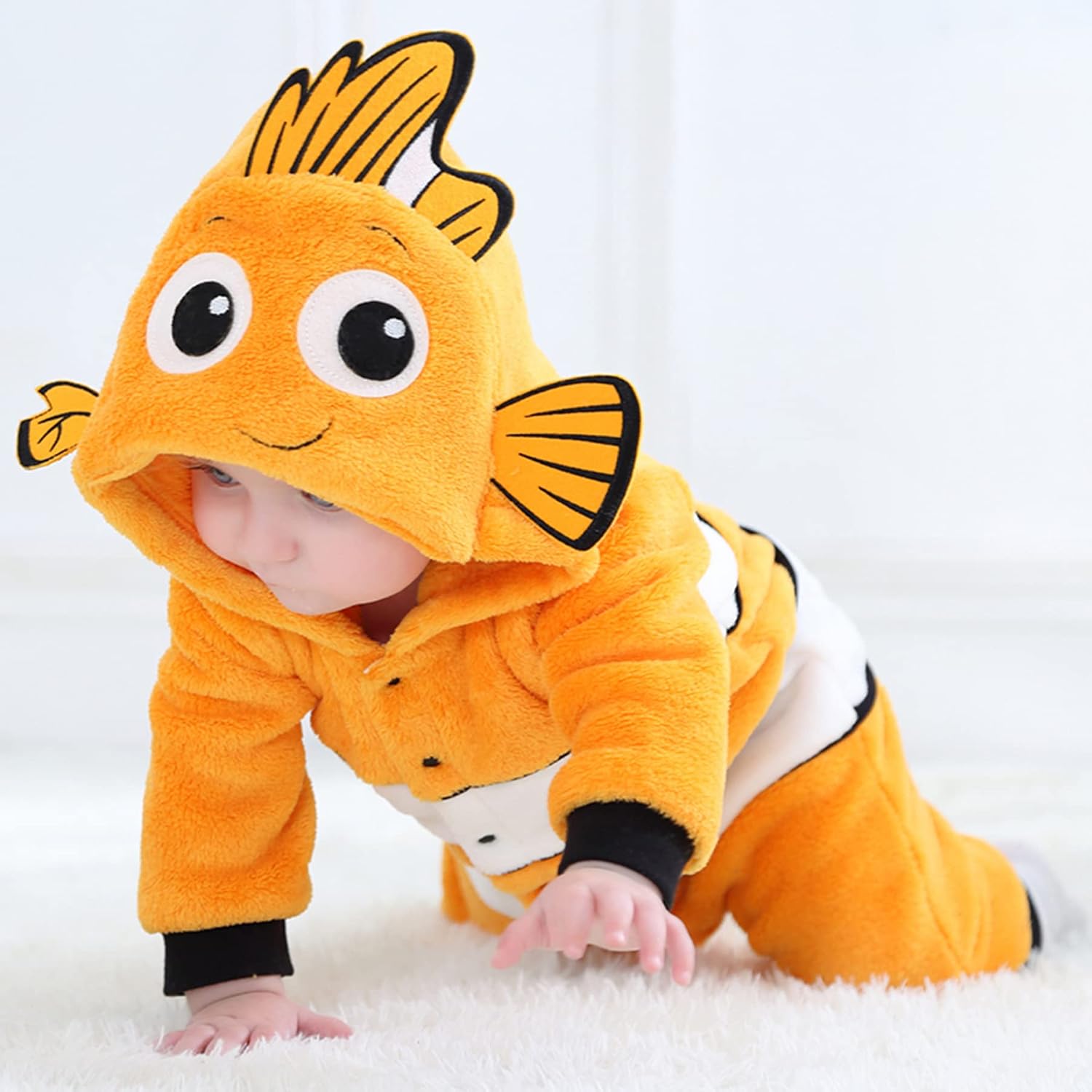 TONWHAR Kid's and Toddler's Costume Baby Animal Outfit Baby Boys' Girls' One-Piece Rompers Jumpsuit