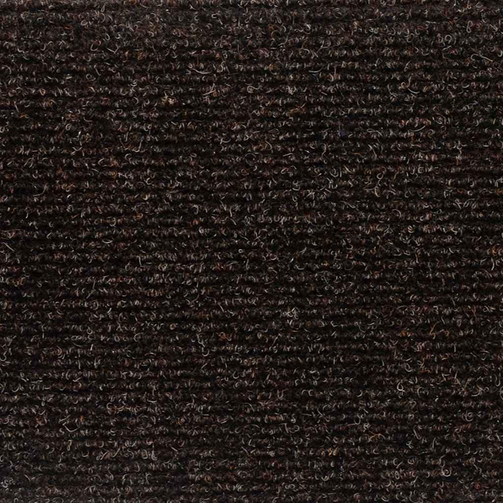 Tidyard Tapis d'escalier Auto-adhésifs 20 pcs Marron 56x17x3 cm, Tapis Escalier Tapis de Sécurité pour Sol Protection, Aînés et Animaux