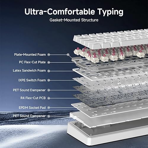 Miniatura 7 de Teclado mecánico para juegos TMKB T68E