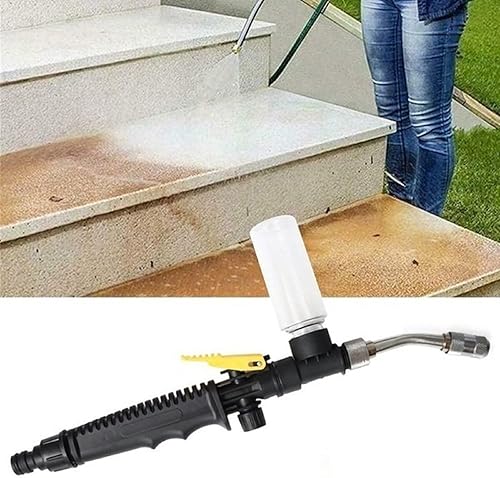 Miniatura 3 de Manguera de agua de 100 pies 2 en 1 Lavadora a presión de agua de alta presión de metal para jardín de agua Boquilla ajustable Boquilla perfecta