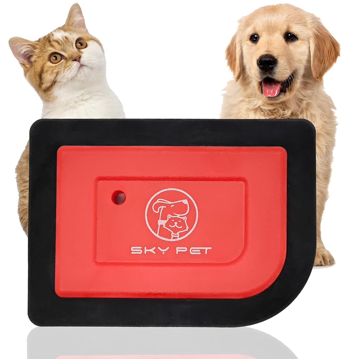 SKYPET Mini Pet Hair Detailer Dog Hair Remover, Cat Hair Remover, Pet Hair Remover (1 Pack Red)