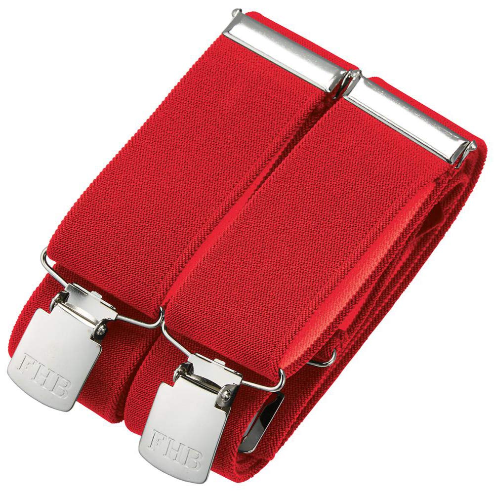 'FHB Tirantes "achim, STD beziehungsweiße Talla Única, Rojo, 90290 – 33