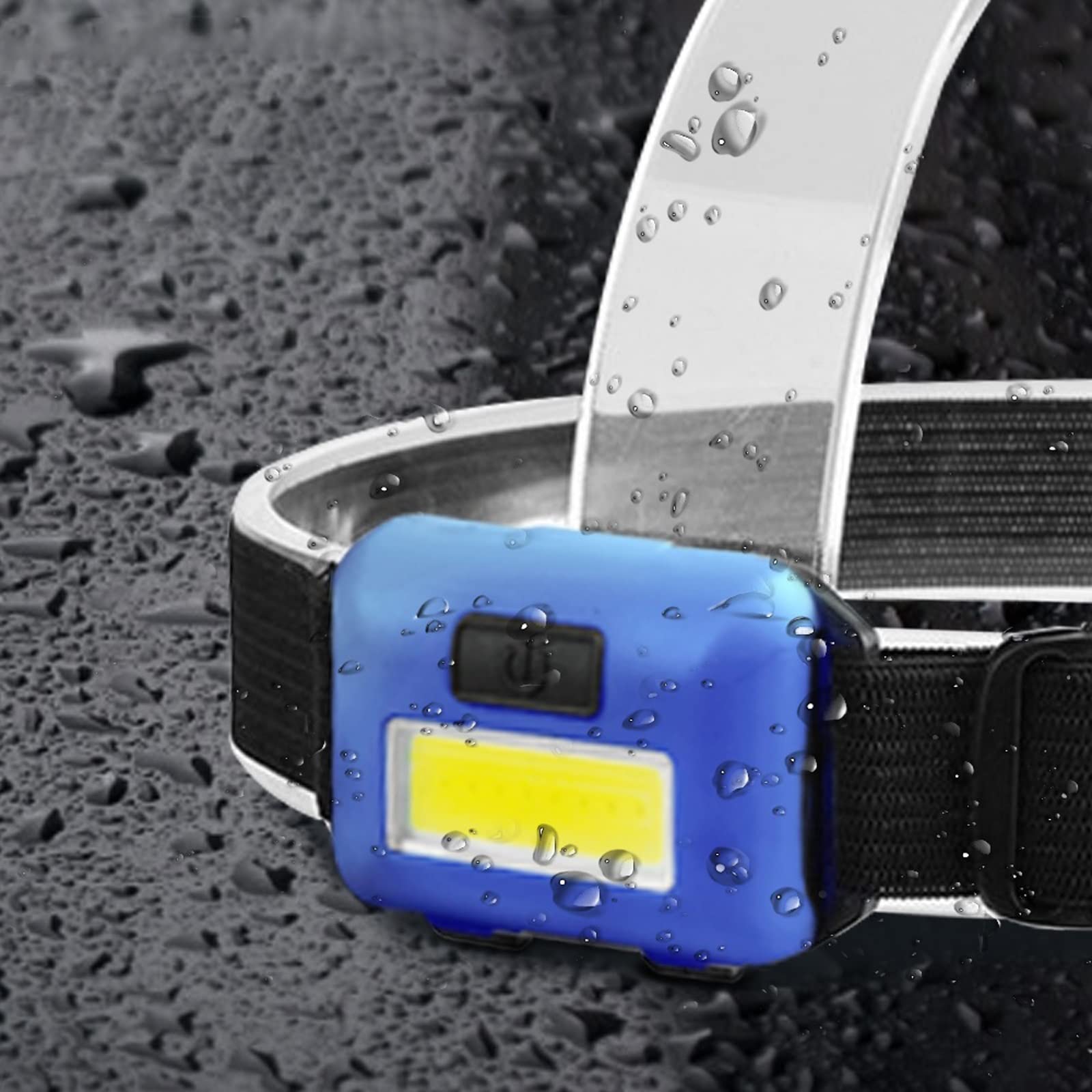 Latarka czołowa Mini COB LED reflektor wodoodporne reflektory potężna lampa czołowa latarka na zewnątrz kemping noc wędkarstwo reflektor