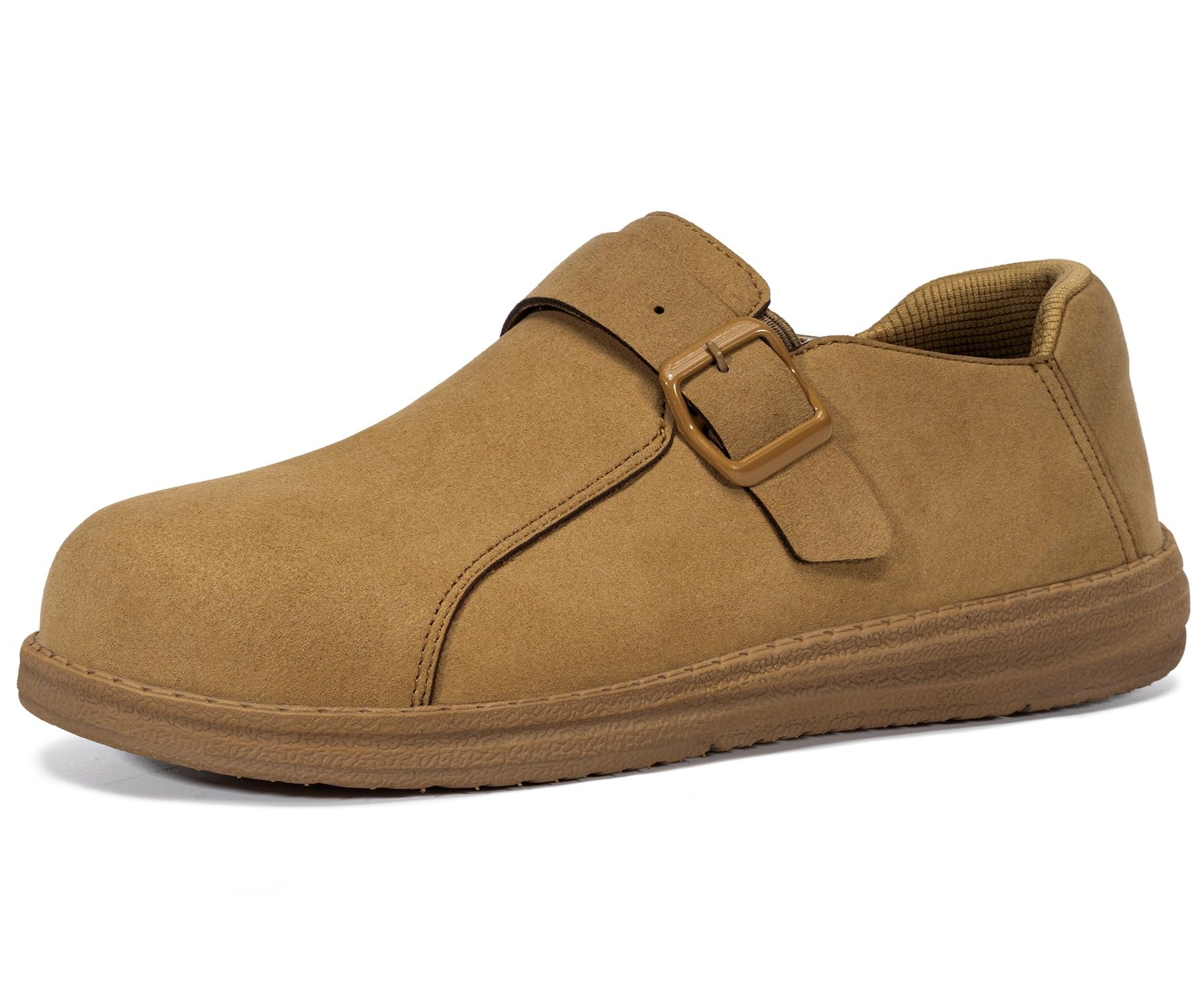 LARNMERN Slip On Steel Toe Shoes Men Loafers Work Safety Tennis Sneakers