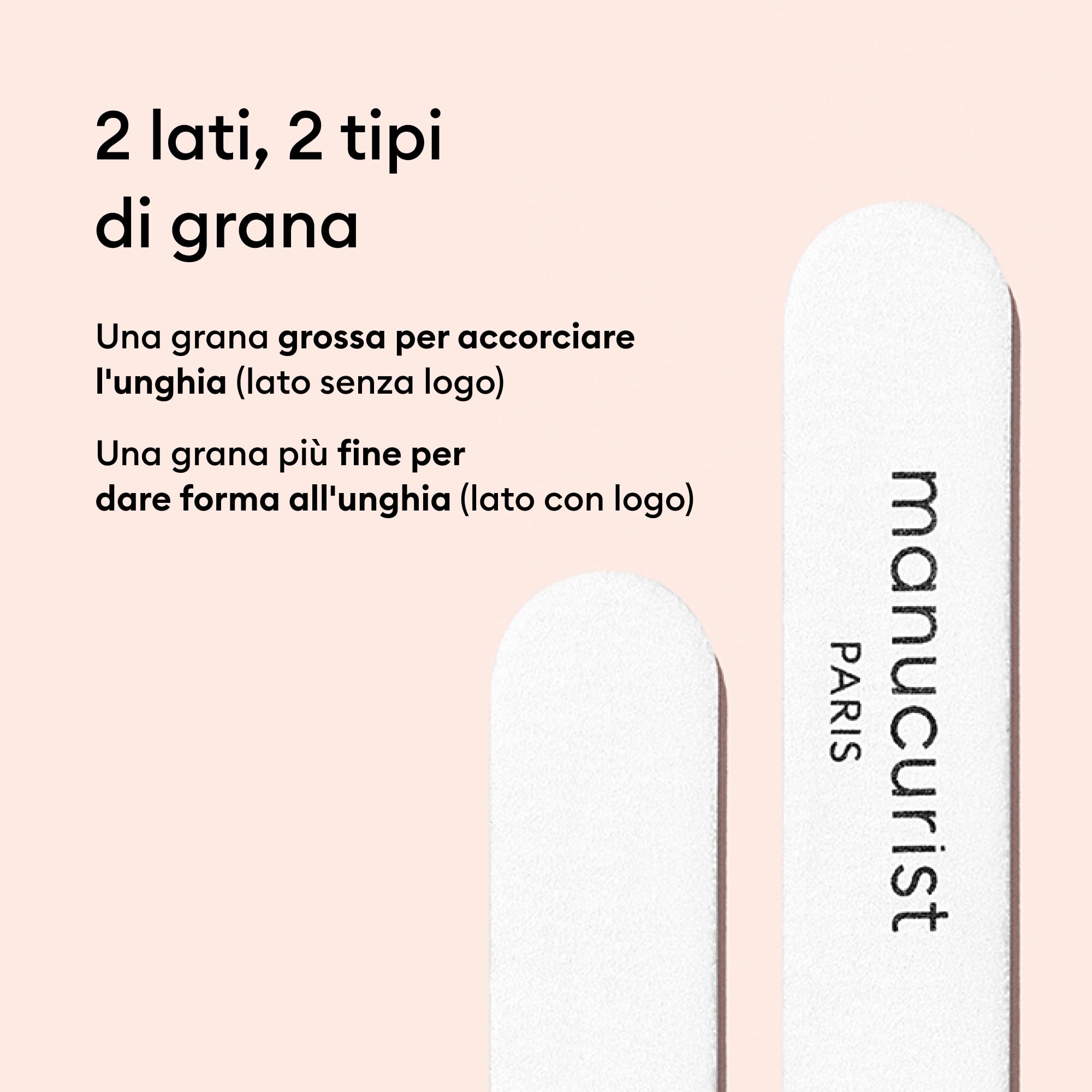 Set di 5 Lime per Unghie 100 180 Manicure Professionali – Lime a Doppia Faccia 100/180 – Kit di Lime Riutilizzabili – Lime per Unghie Naturali Donna – Delicate sulla Lamina Ungueale