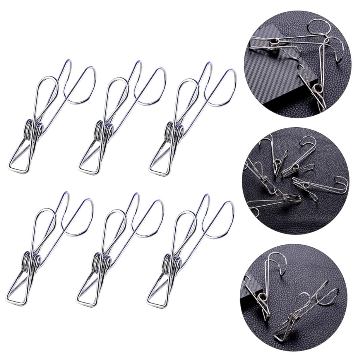 ULTECHNOVO 2sätze Wäscheklammern Rostfreie Clips Für Kleidung Handtücher Und Socken Für Im Innen Und Außenbereich rutschfest Und Langlebig