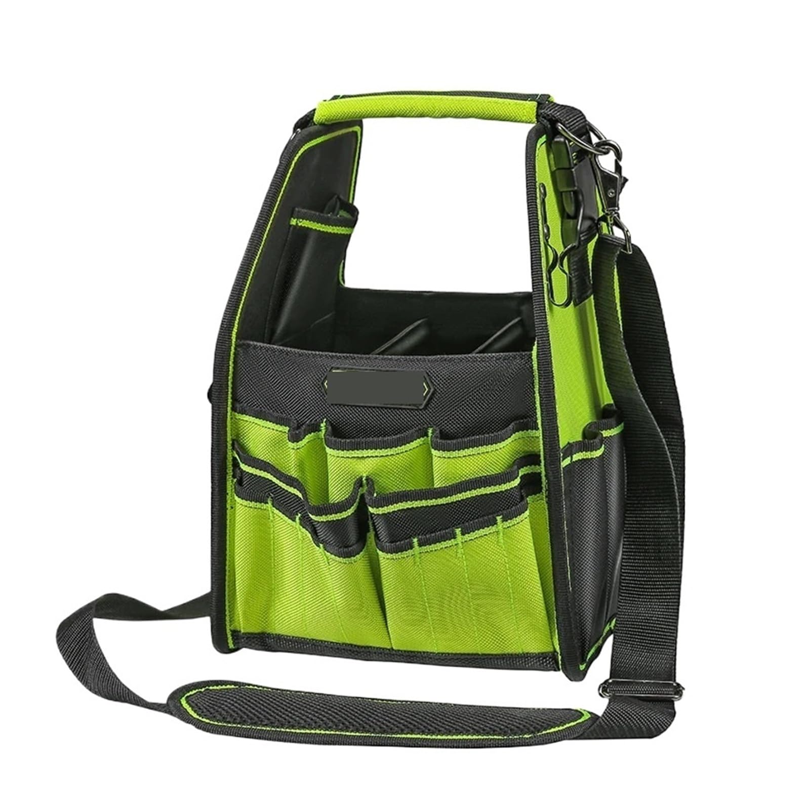 Open Tool Bag Tool Tote with Adjustable Straps and Waterproof Base Tool Storage Bags for Men