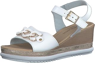Sandalia de Tacón Para Mujer, Piel, 2-28005-42 Sandalia con talónMujer