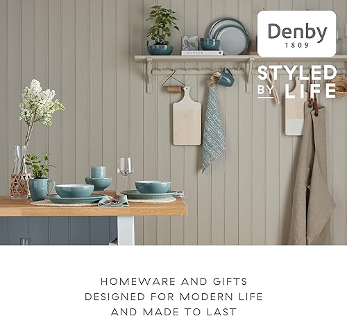 Miniatura 10 de Denby Elements Blue Coupe - Juego de 4 cuencos para cereales