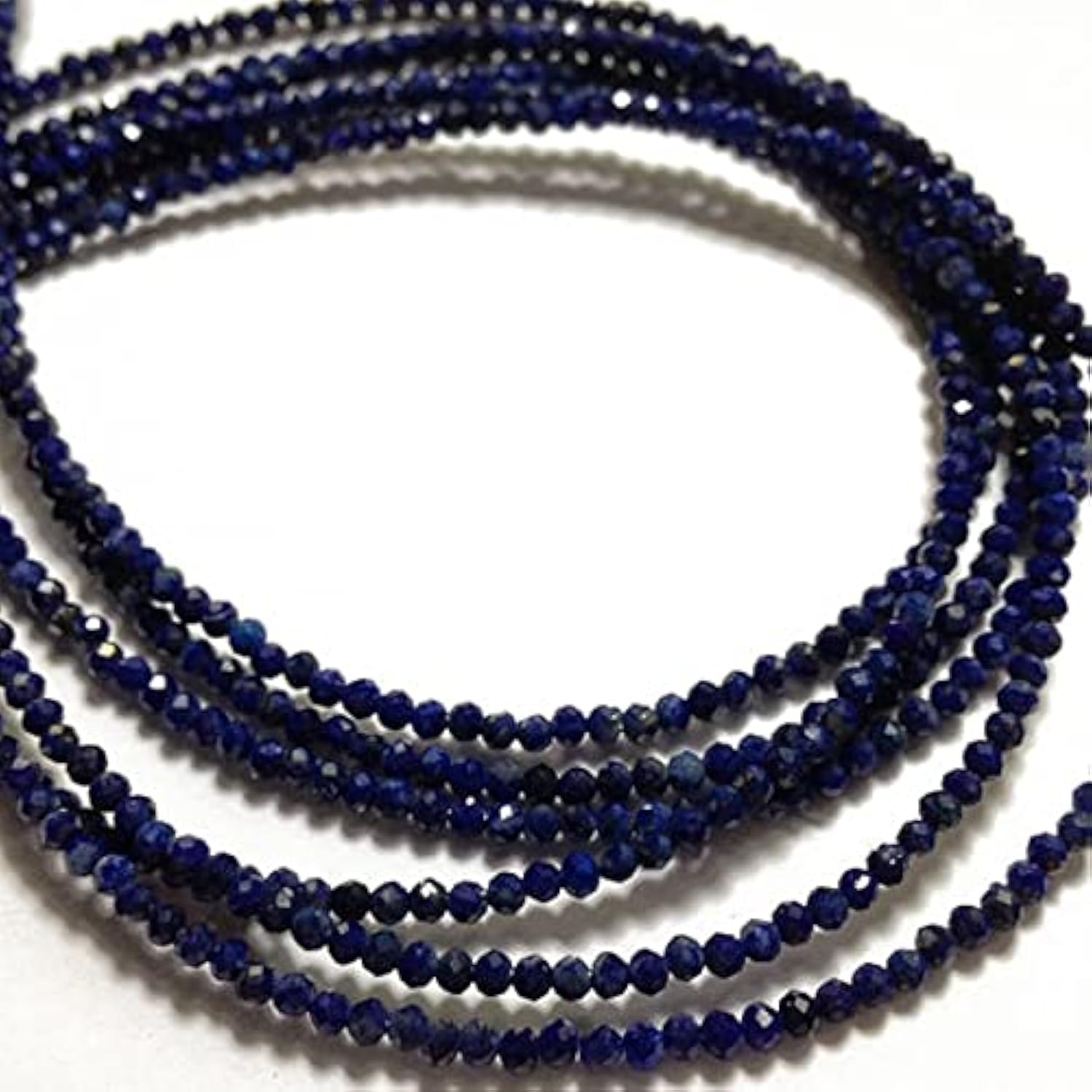 Lapis lazuli 2mm perles bleues naturelles pour créer un bracelet été