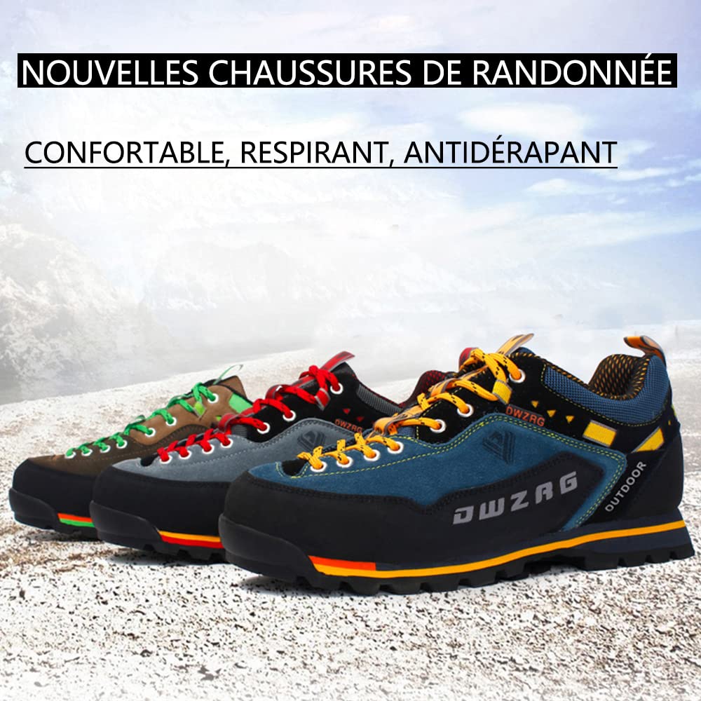 Hommes Chaussures de randonnée Chaussures de randonnée Chaussures Basses Chaussures de Sport Chaussures de Plein air antidérapant et résistant à l'usure