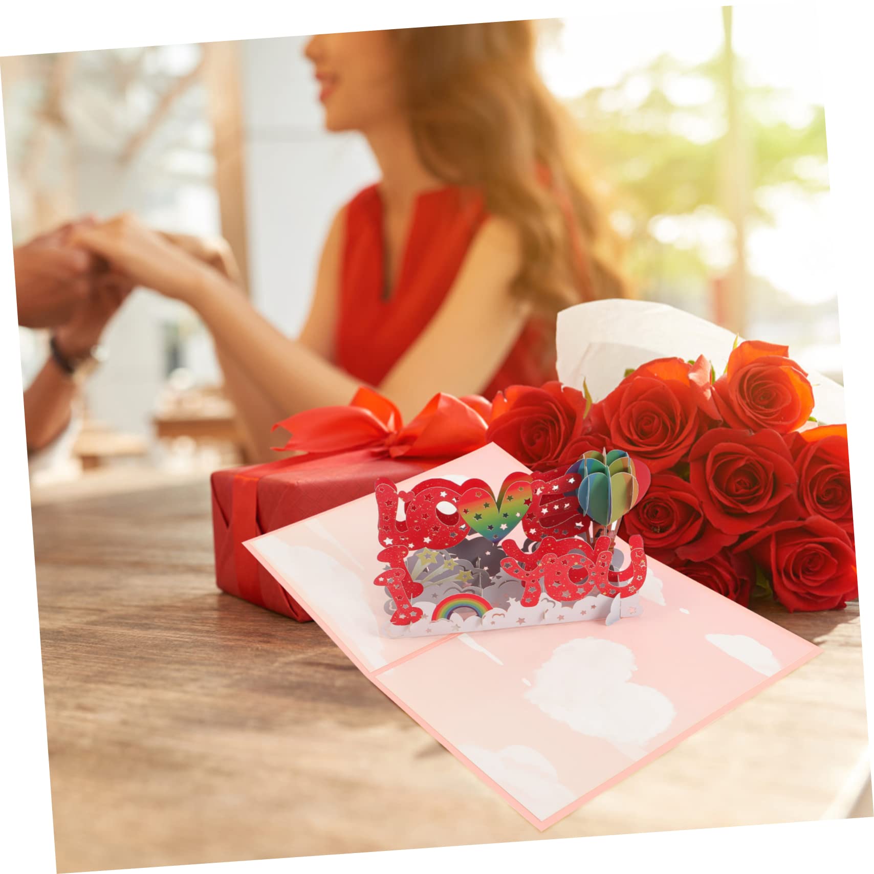 MAGICLULU 5 Sets 3d-grußkarte Segenskarte Karten Zum Valentinstag „ich Liebe Dich“-design