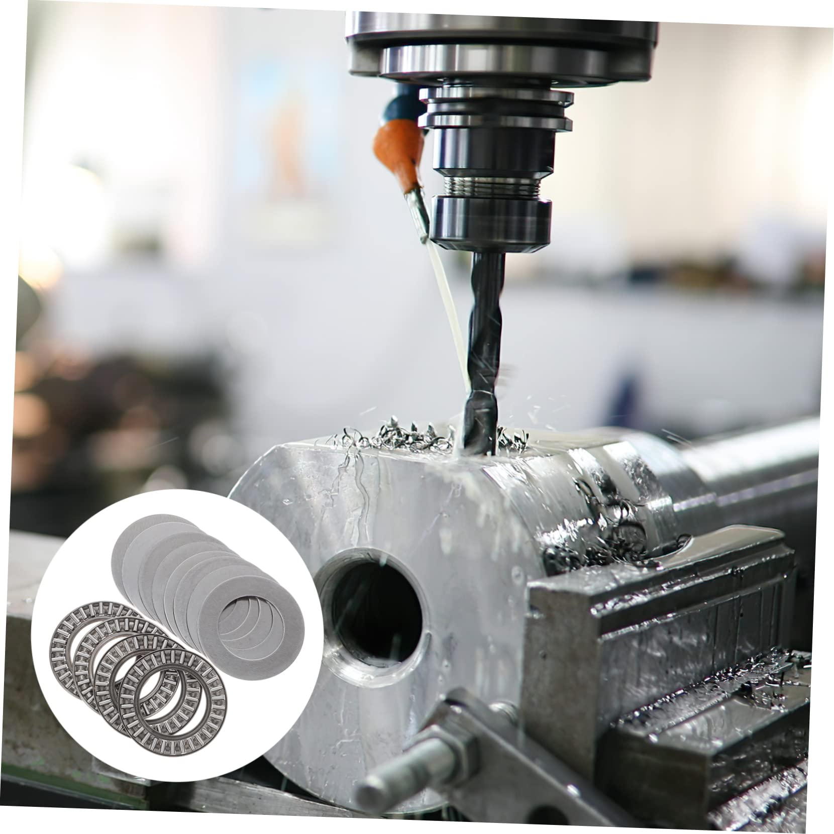 HOLIDYOYO 4-Packs Axk2542 Thrust Needle Roller Bearings Flat Washers for Industrial Milling Machines